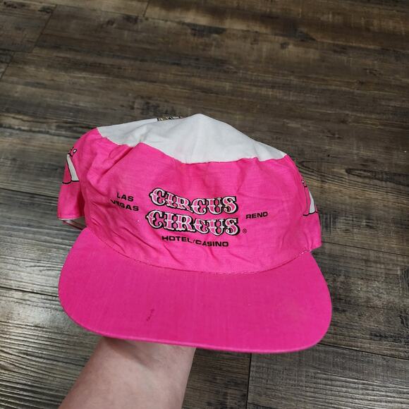 Pink Circus Circus cap hat Las Vegas Reno CB - Picture 1 of 6
